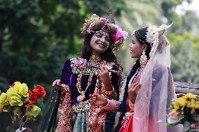 Hindus Celebrate The Birth of Hindu God Lord Krishna - Dhaka