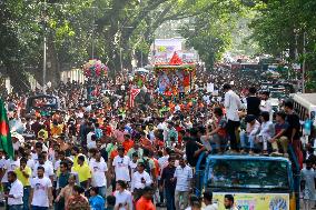 Hindus Celebrate The Birth of Hindu God Lord Krishna - Dhaka