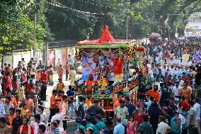 Hindus Celebrate The Birth of Hindu God Lord Krishna - Dhaka