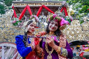 Hindus Celebrate The Birth of Hindu God Lord Krishna - Dhaka
