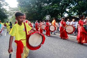 Hindus Celebrate The Birth of Hindu God Lord Krishna - Dhaka