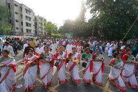 Hindus Celebrate The Birth of Hindu God Lord Krishna - Dhaka