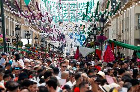 Downtown Fair in Malaga - Spain
