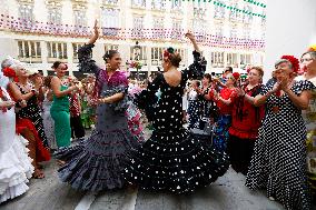 Downtown Fair in Malaga - Spain