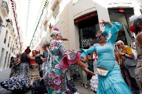 Downtown Fair in Malaga - Spain