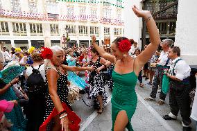 Downtown Fair in Malaga - Spain