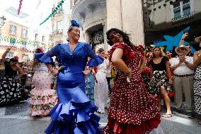 Downtown Fair in Malaga - Spain