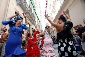 Downtown Fair in Malaga - Spain
