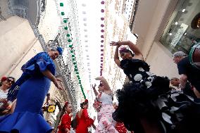 Downtown Fair in Malaga - Spain