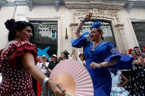 Downtown Fair in Malaga - Spain