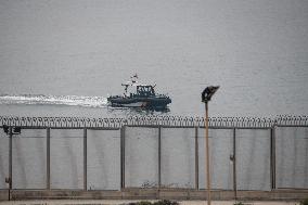 Hundreds Of Migrants Try To Swim Into Ceuta On A Night Of High Migratory Pressure - Spain