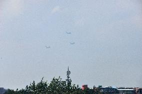 Flight Formation Exercise in Beijing