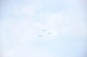 Flight Formation Exercise in Beijing