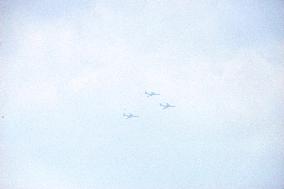 Flight Formation Exercise in Beijing