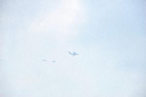 Flight Formation Exercise in Beijing