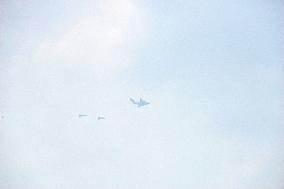 Flight Formation Exercise in Beijing