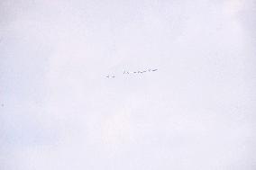 Flight Formation Exercise in Beijing