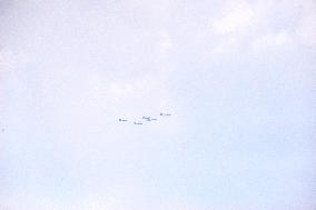 Flight Formation Exercise in Beijing