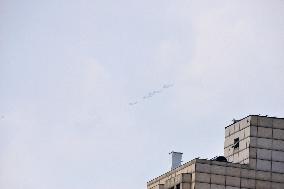 Flight Formation Exercise in Beijing