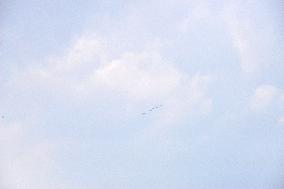 Flight Formation Exercise in Beijing