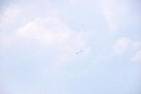 Flight Formation Exercise in Beijing