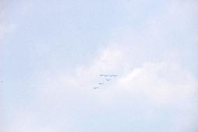 Flight Formation Exercise in Beijing