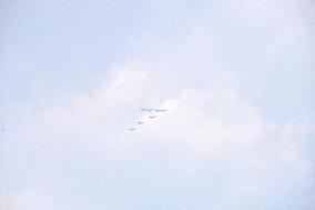 Flight Formation Exercise in Beijing