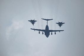 Flight Formation Exercise in Beijing