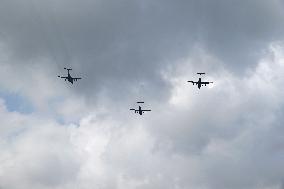 Flight Formation Exercise in Beijing