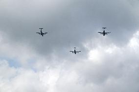 Flight Formation Exercise in Beijing