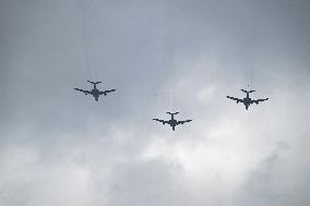 Flight Formation Exercise in Beijing