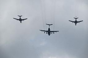 Flight Formation Exercise in Beijing