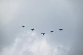 Flight Formation Exercise in Beijing