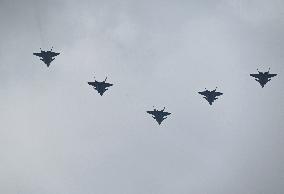 Flight Formation Exercise in Beijing
