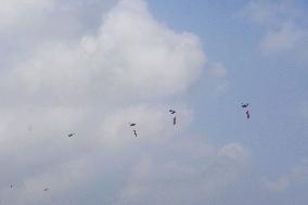 Flight Formation Exercise in Beijing