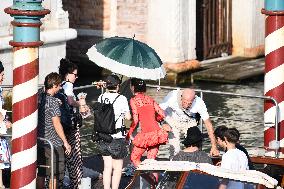 Lily Collins Back at Palazzo Franchetti for Emily in Paris Filming - Venice