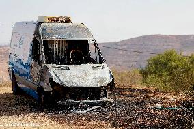 Settlers Attack Ramallah West - Bank