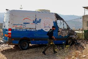 Settlers Attack Ramallah West - Bank