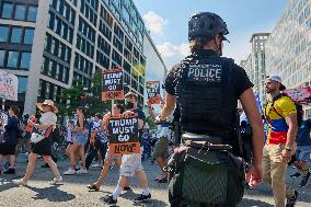 Protests Against The Deploy of National Guard Troops - Washington DC