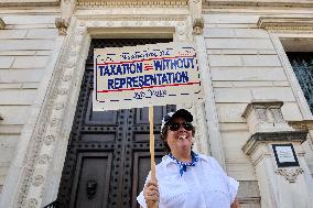 Protests Against The Deploy of National Guard Troops - Washington DC