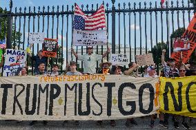 Protests Against The Deploy of National Guard Troops - Washington DC
