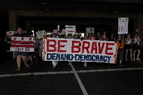 Protests Against The Deploy of National Guard Troops - Washington DC