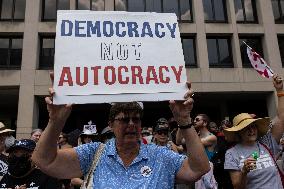 Protests Against The Deploy of National Guard Troops - Washington DC