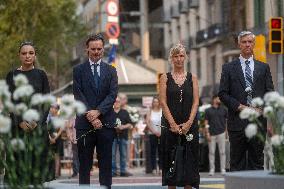 Barcelona Honors 17A Bombing Victims on 8th Anniversary - Barcelona