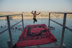 Summer Swimming Contest in Kurdistan - Iraq