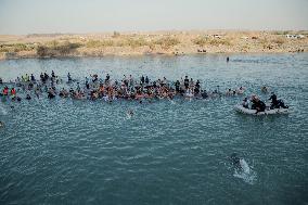 Summer Swimming Contest in Kurdistan - Iraq