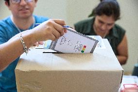 Bolivia 2025 General Elections in Madrid - Spain