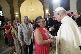 Pope Leo XIV Leads Mass in Albano - Italy