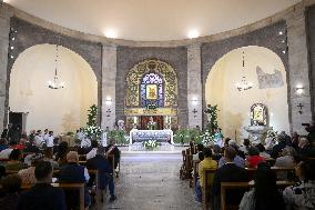 Pope Leo XIV Leads Mass in Albano - Italy