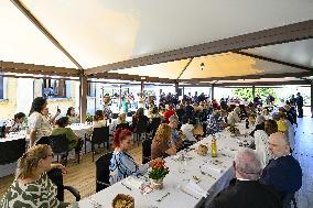 Pope Leo XIV Have Lunch With One Hundred Poor People - Castel Gandolfo